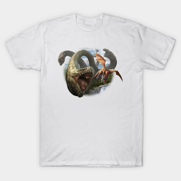 Three Course Meal T-Shirt by Razwit